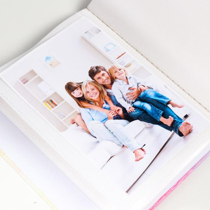 Фотоальбом на 100 фото 10х15 см Фотоальбом на 100 фото 10х15 см "Кит в розовых облаках" 17х13х5 см