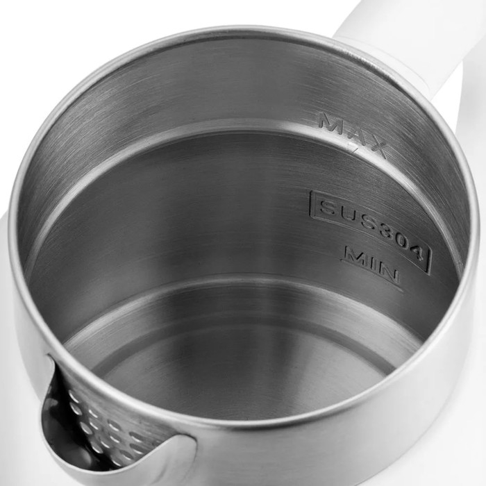 Чайник электрический Kitfort KT-6196-2, металл, 1.5 л, 2200 Вт, белый Чайник электрический Kitfort KT-6196-2, металл, 1.5 л, 2200 Вт, белый