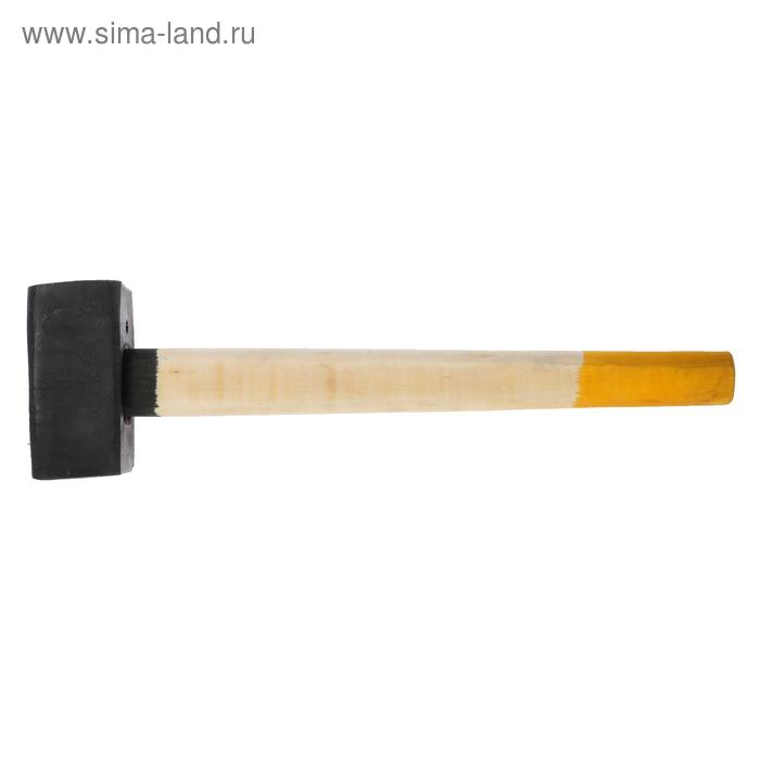 Кувалда кованая ЛОМ, 4 кг, деревянная рукоятка Кувалда кованая ЛОМ, 4 кг, деревянная рукоятка