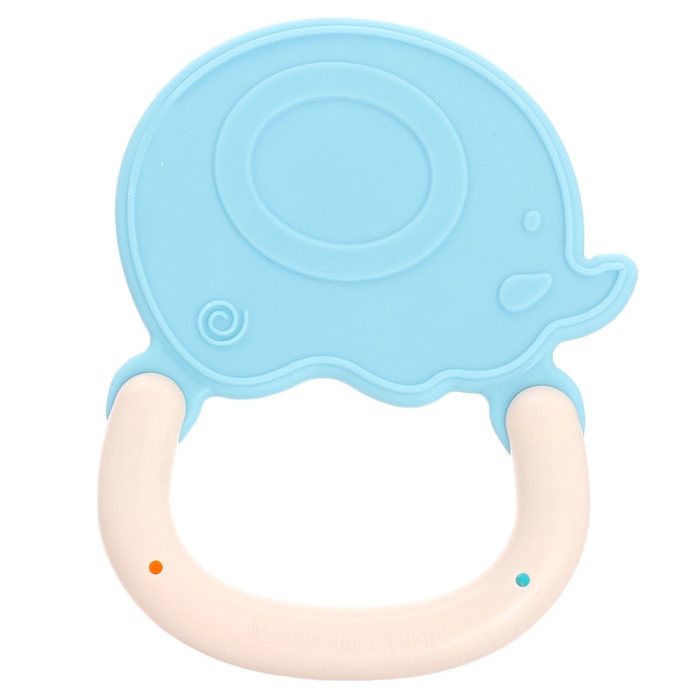 Погремушка «Слоник», с прорезывателем для зубов, пищевой силикон Погремушка «Слоник», с прорезывателем для зубов, пищевой силикон