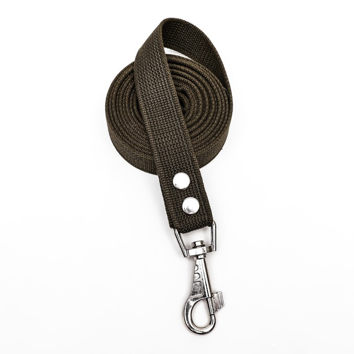 Поводок брезентовый, 2,7 м х 3 см Поводок брезентовый, 2,7 м х 3 см