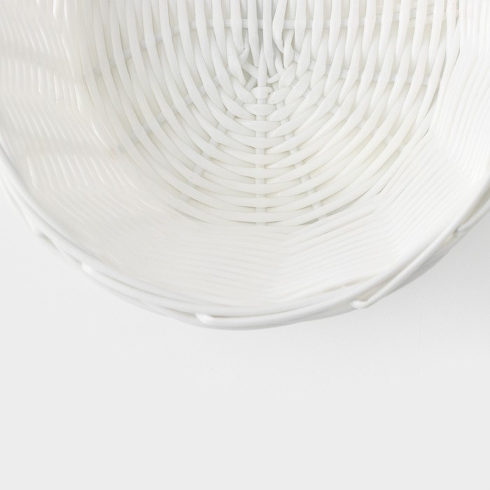 Корзинка для подачи Доляна «Молоко», 25×18×6,5 см, цвет белый Корзинка для подачи Доляна «Молоко», 25×18×6,5 см, цвет белый