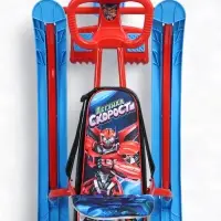 Снегокат «Трансформер», со спинкой, красный, синий, ТС4-1/ТР Snow Cat