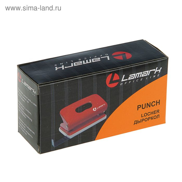 Дырокол с линейкой 10 листов, Lamark Metallic, светло-зелёный Дырокол с линейкой 10 листов, Lamark Metallic, светло-зелёный