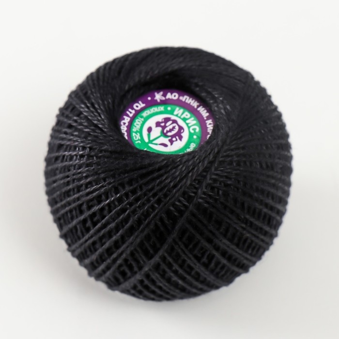 Нитки вязальные Нитки вязальные "Ирис" 150м/25гр 100% мерсеризованный хлопок цвет 7214