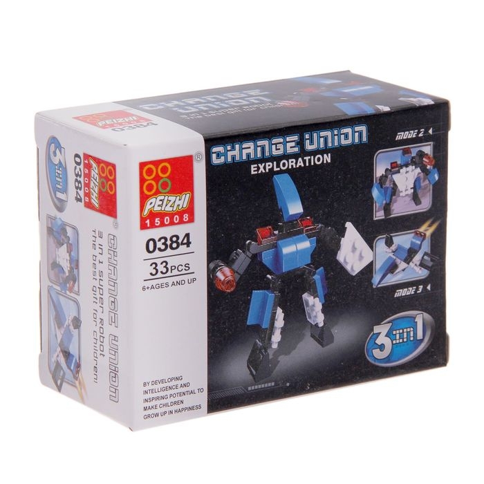 Конструктор «Космический исследователь», 3 в 1, 33-40 деталей, МИКС Конструктор «Космический исследователь», 3 в 1, 33-40 деталей, МИКС