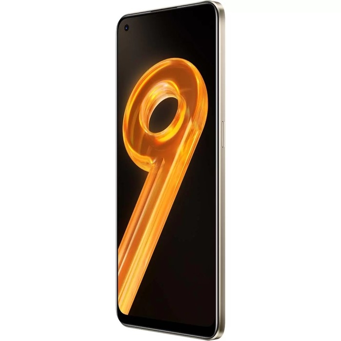 Смартфон Realme 9, 6.4 Смартфон Realme 9, 6.4", SAmoled, 2 sim, 6 Гб, 128 Гб, 108 Мп, 16 Мп, 5000 мАч, NFC, золотой
