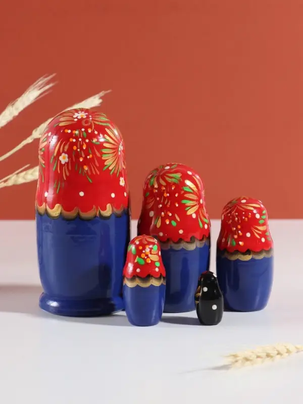 Матрёшка дерево «Птички», 5-кукольная, 15 см Матрёшка дерево «Птички», 5-кукольная, 15 см