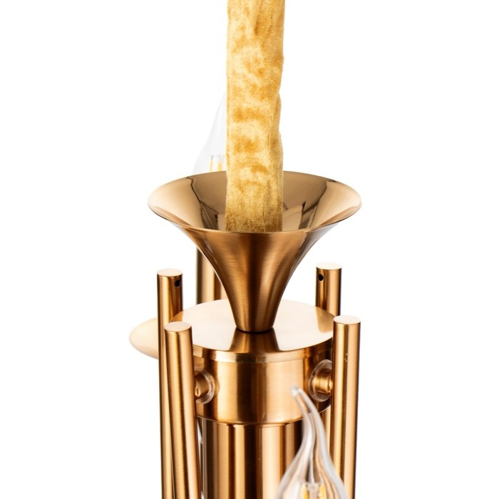 Люстра Люстра "Тронг" 8х40Вт Е14 латунь 72х72х63 см BayerLux