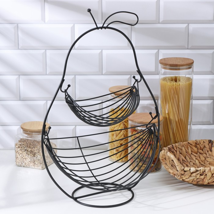 Фруктовница Доляна «Груша», 34×28×52 см, цвет МИКС Фруктовница Доляна «Груша», 34×28×52 см, цвет МИКС