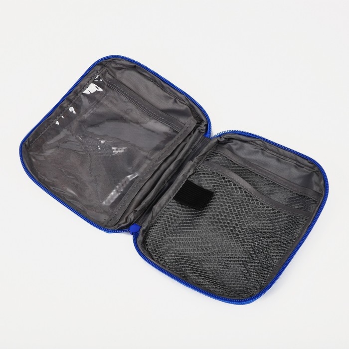 Косметичка на молнии, цвет синий Косметичка на молнии, цвет синий