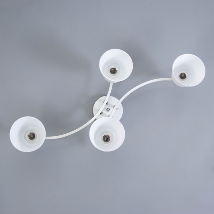 Люстра Люстра "Валенсия" 4х60Вт Е27 Белый 70,5х32,5х21см