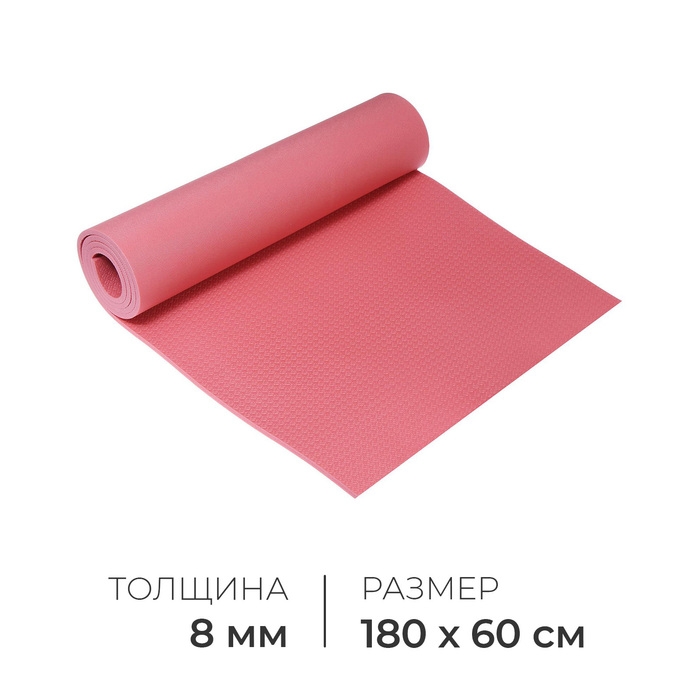 Коврик туристический Camping 8, 180х60х0.8 см, цвет МИКС Коврик туристический Camping 8, 180х60х0.8 см, цвет МИКС