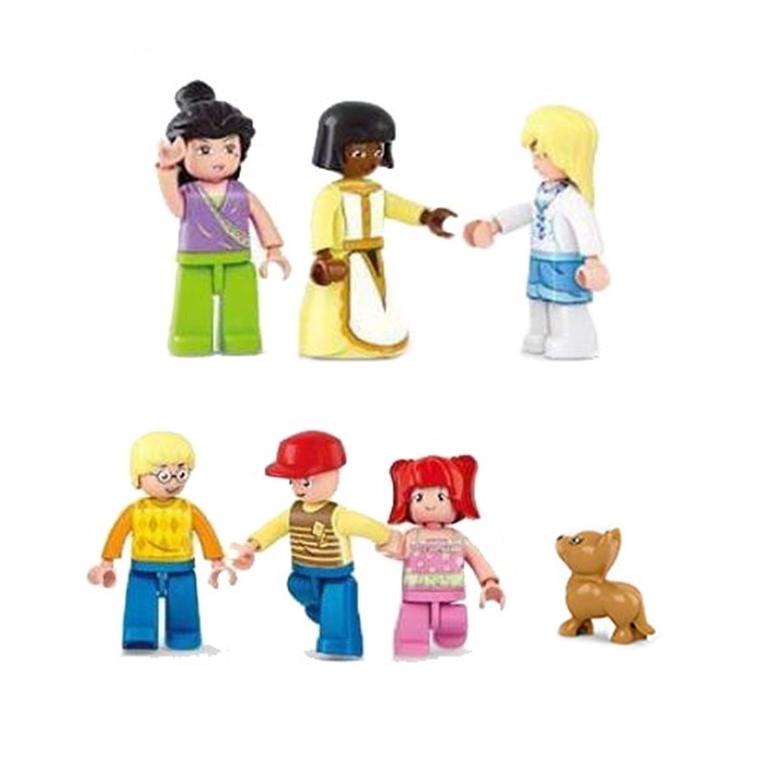 Конструктор блочный для девочек Розовая мечта &laquo;Загородная вилла&raquo;, 726 деталей