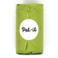 Pet-it пакеты для выгула собак Compostable, 12+11x36, 4 рул. по 15 шт.