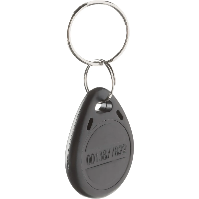 Брелок бесконтактный Bigtech EM-Marine чтение, с номером черный (100шт/уп)