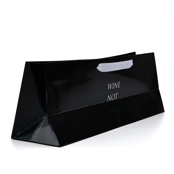 Пакет под бутылку горизонтальный «Вино», 36 × 10 × 13 см
