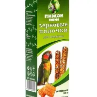 Зерновые палочки &laquo;Пижон&raquo; для птиц, медовые, 2 шт., 80 г