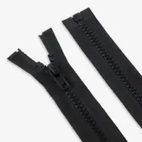 Молния &laquo;Трактор&raquo;, №8, разъёмная, замок автомат, 100 см, чёрная