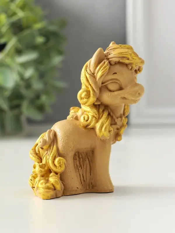 Фигурка полистоун &laquo;Лошадь стоящая&raquo;, 10&times;8&times;4 см, бежевый