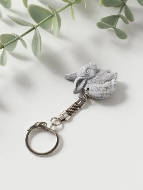 Брелок "Кролик" (барельеф), 3,5см