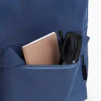 Рюкзак школьный на молнии, с карманами, размер 31&times;15&times;47 см, голубой