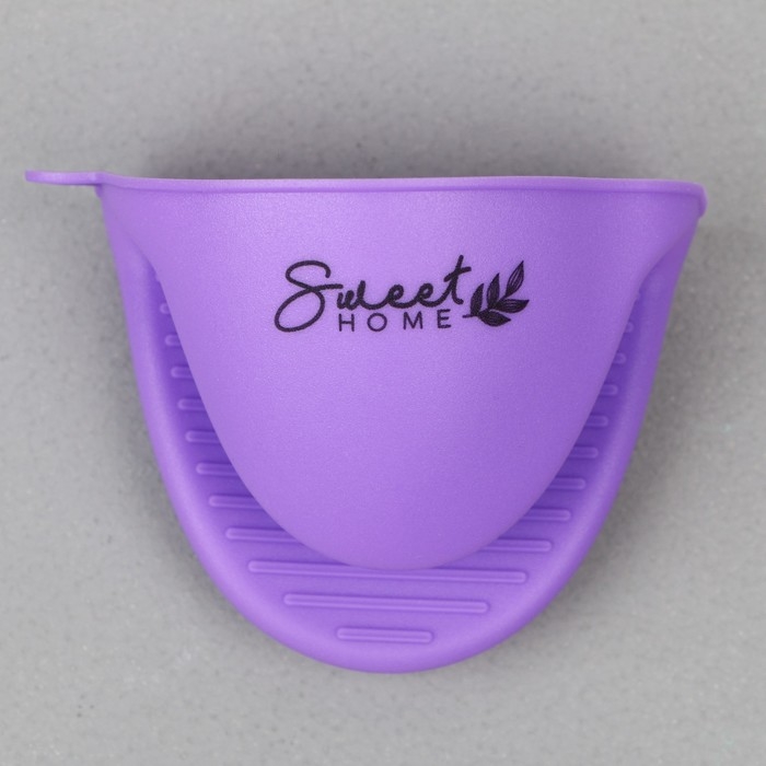 Прихватка для горячего «Прованс», силикон, 11 х 8.3 см, цвет фиолетовый Прихватка для горячего «Прованс», силикон, 11 х 8.3 см, цвет фиолетовый