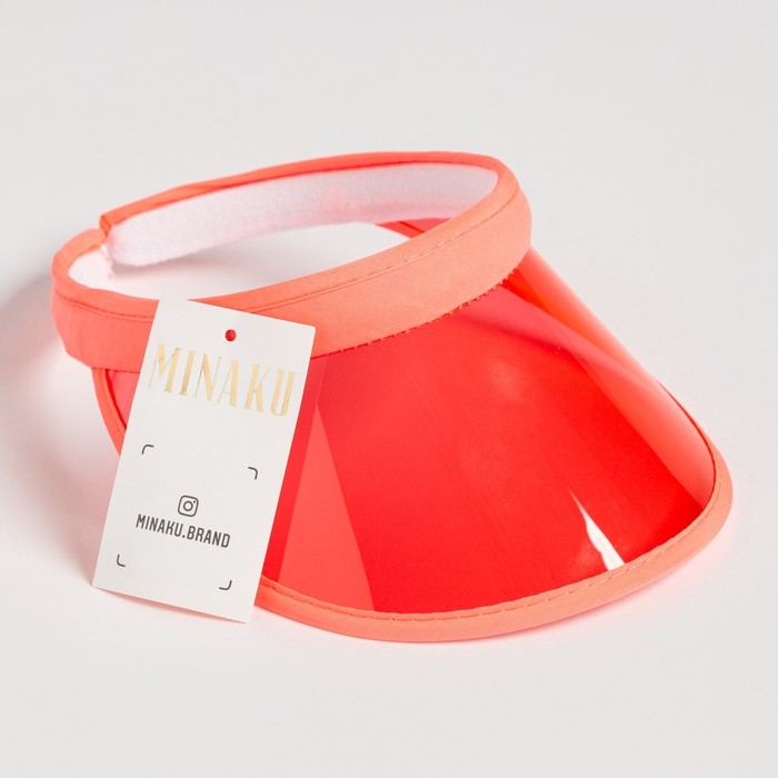 Козырёк женский MINAKU цвет розовый, р-р 56-58