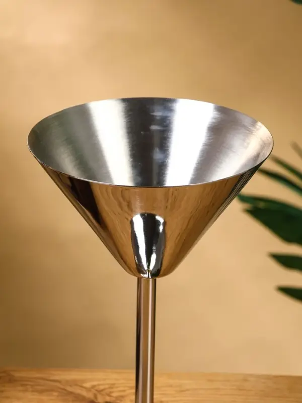 Бокал для мартини Бокал для мартини "Серебро" нержавеющая сталь 11х11х17,5 см