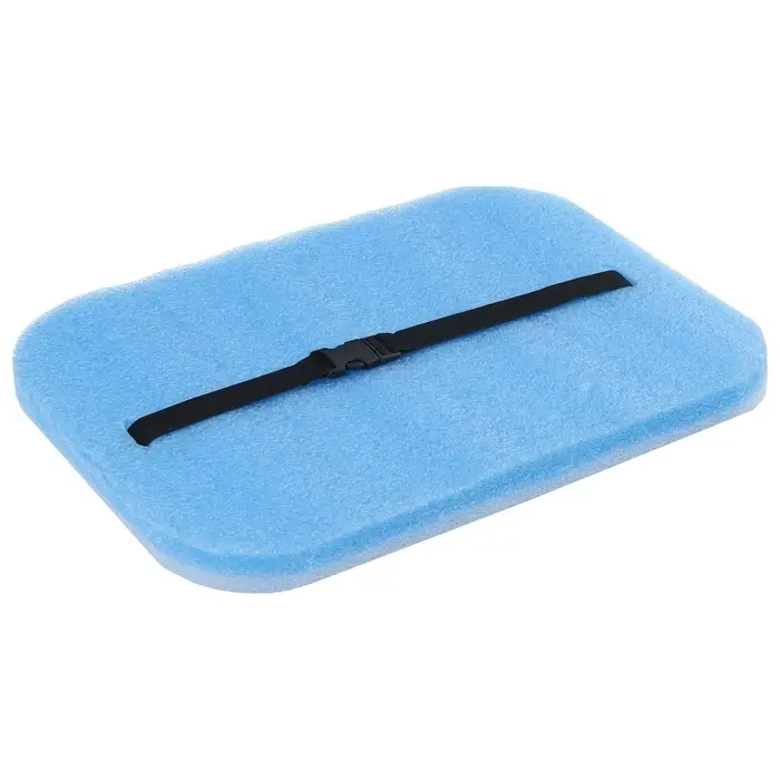 Сидушка туристическая на резинке maclay, с фольгой, 40&times;27&times;2.5 см, синяя