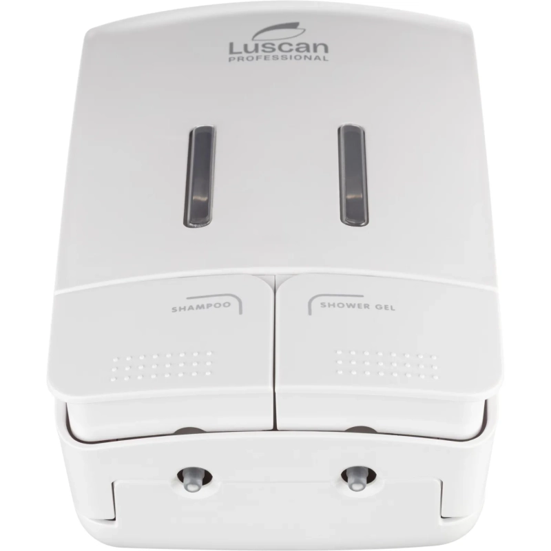 Дозатор для жидкого мыла Luscan Professional Etalon 2x550мл белый