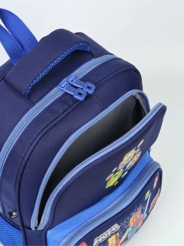 Ранец с эргономичной спинкой текстильный "Пиксели"