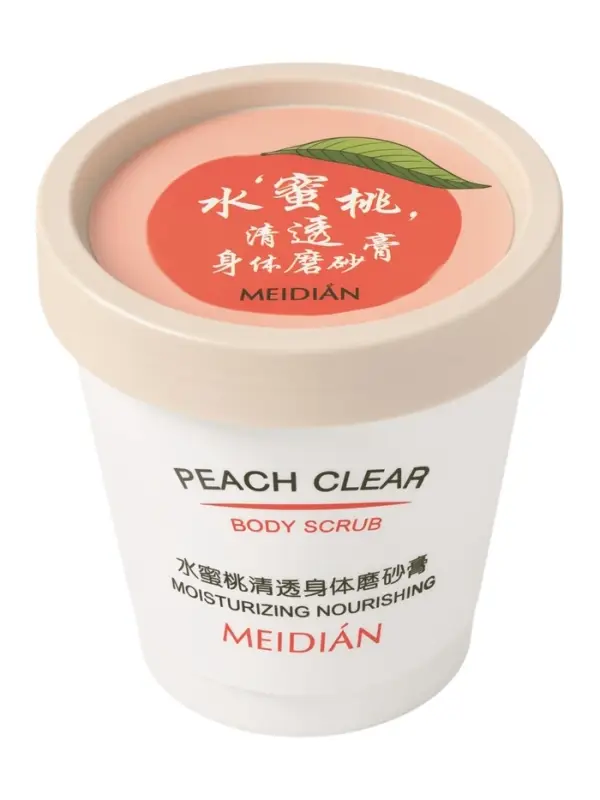 Скраб для тела увлажняющий с ароматом персика,  200 г