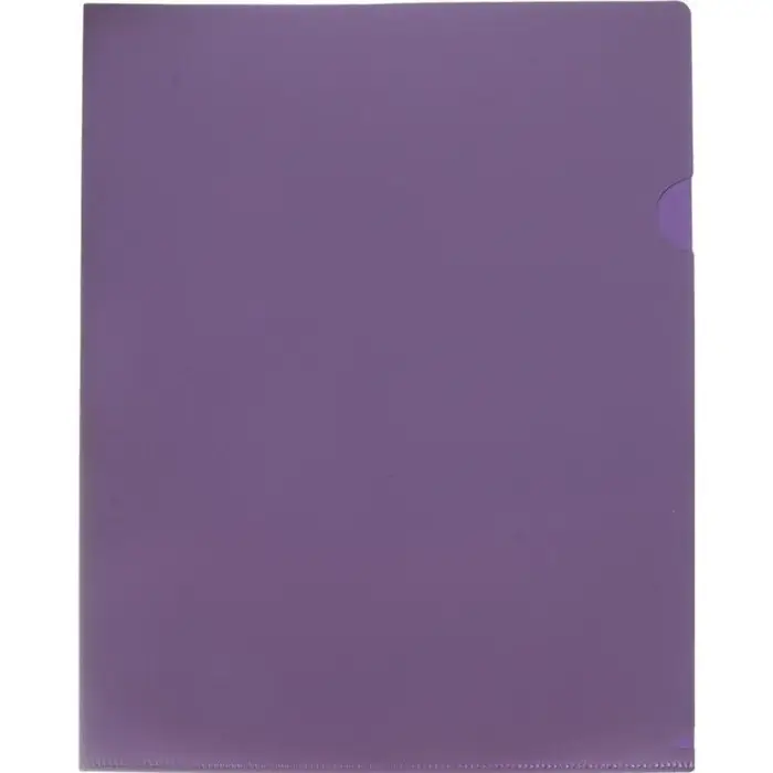 Набор папок уголков, А4, 200 мкм, 4 штуки, Calligrata TOP Mistral, металлик микс, тиснение &laquo;под кожу&raquo;, непрозрачные