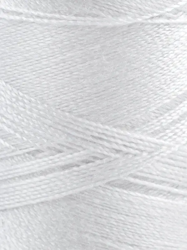 Нитки 40ЛШ, 200 м, белые №001