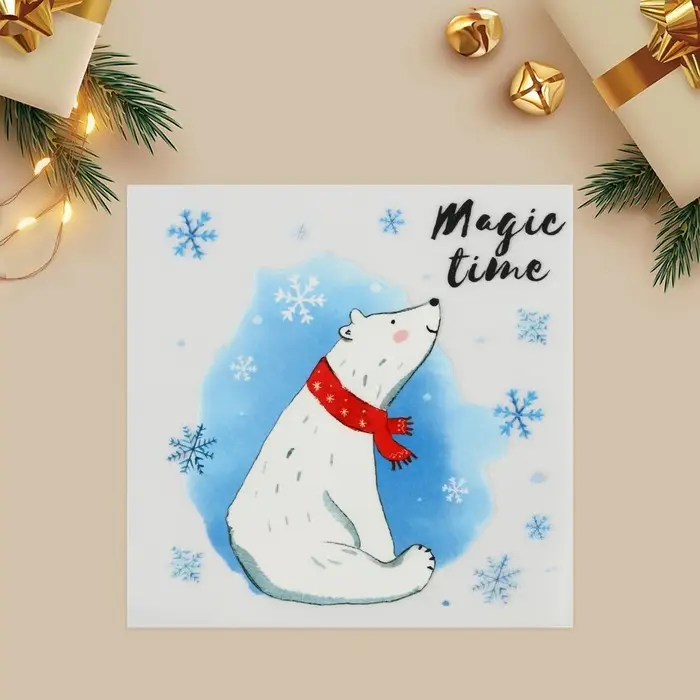 Термонаклейка Magic time, 15 х 15 см