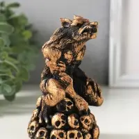 Фигурка гипс &laquo;Оборотень&raquo;, 13&times;7 см, коричневая