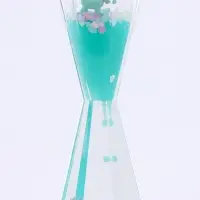 Часы гелиевые, антистресс, 17&times;5.5 см, зелёные