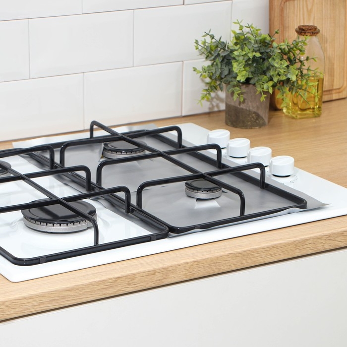 Защитная накладка для плиты, 27х27 см, 2 шт Защитная накладка для плиты, 27х27 см, 2 шт