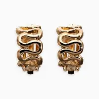 Клипсы "Винтаж" змейка, цвет золото Клипсы "Винтаж" змейка, цвет золото