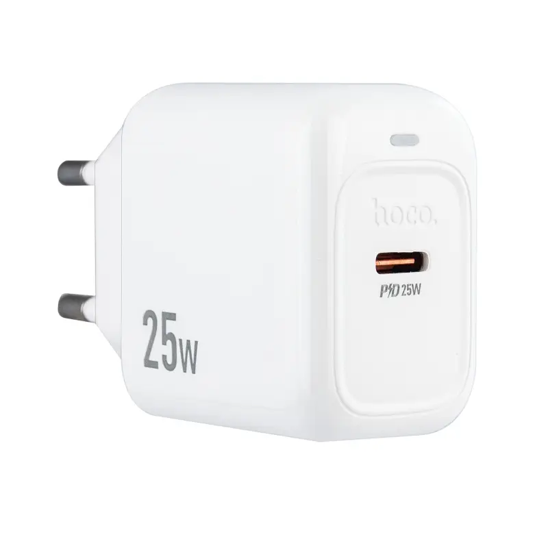 Переходник сетевого зарядного устройства на Type-C PD20W CS53A HOCO белый