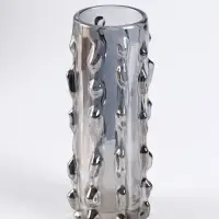 Ваза для цветов &laquo;Алонзо&raquo;, 18&times;6 см, стекло, чёрная