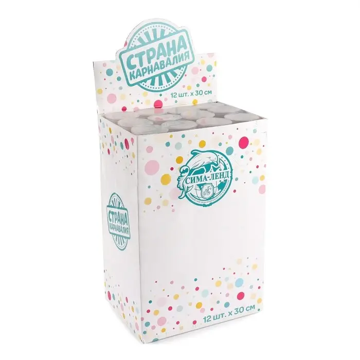 Хлопушка - цветной дым &laquo;Яркий взрыв эмоций&raquo; 30 см, розовая