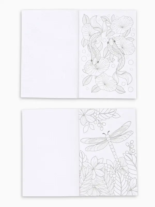 Смэшбук с раскраской антистресс А5, 80 л. &laquo;Расцветай&raquo;