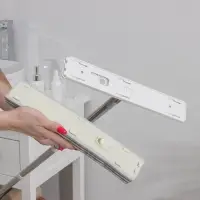 Швабра с отжимом и ведром Raccoon, швабра ПВА, ведро с отсеком для вертикального отжима 4.5 л, отсек для полоскания 2.5 л