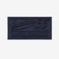 Термоаппликация «Прямоугольник», 6.5×3.2 см, тёмно-синяя