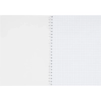 Бизнес-тетрадь А5 96л Attache Градиент Фиолет клетка, 65г, греб, УФ-лак