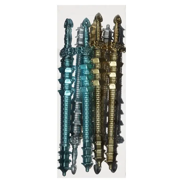 Ручка - прикол гелевая «Рыцарский меч», МИКС