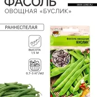 Семена Фасоль овощная &laquo;БУСЛИК&raquo;, 5 г, &laquo;УРОЖАЙ УДАЧИ&raquo;