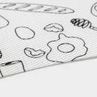 Салфетки сервировочные на стол Доляна Kitchen, 4 шт., 45&times;30 см, белые